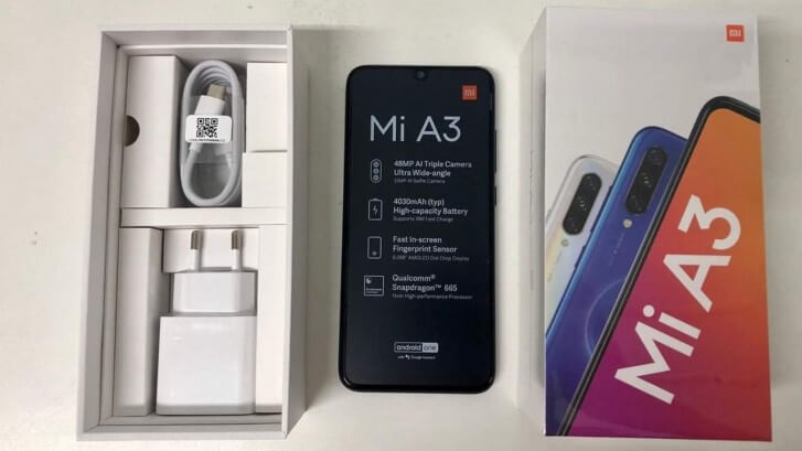 Xiaomi Mi A3 Verpackung