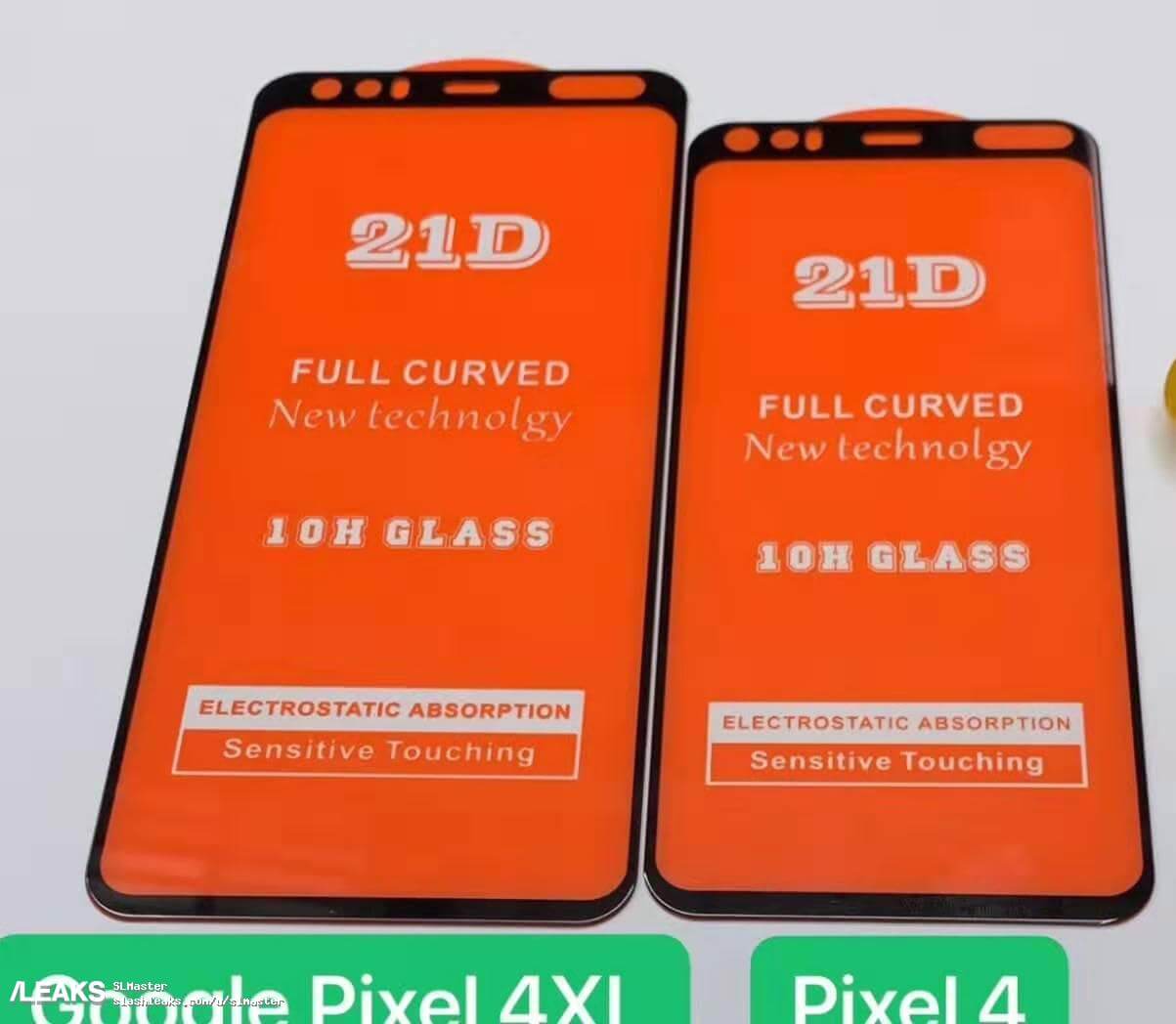Google Pixel 4 und Pixel 4 XL Frontpanel