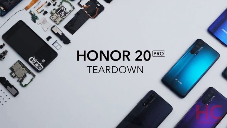 Honor 20 Pro: Hier ist das offizielle Teardown-Video