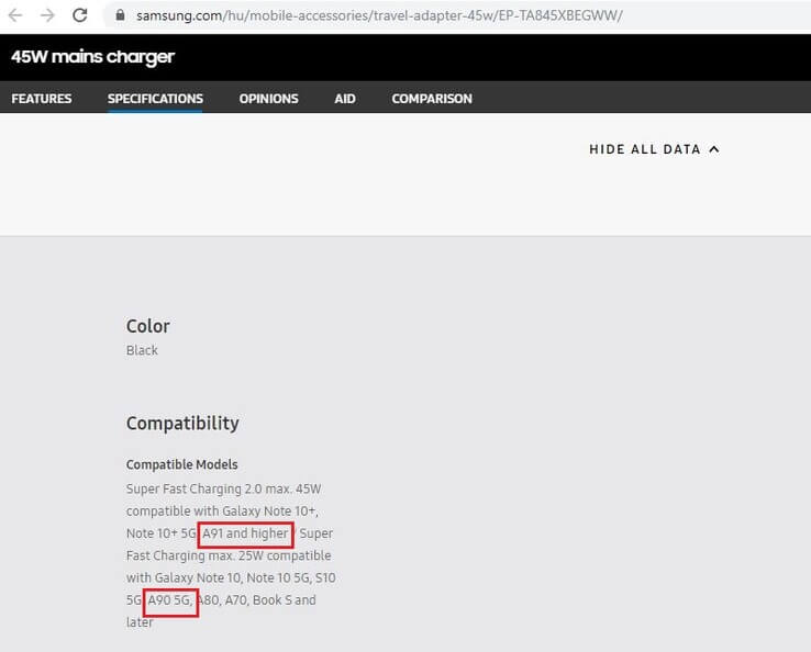 Samsung Galaxy A90 5G und Galaxy A91 vorab auf Webseite bestätigt