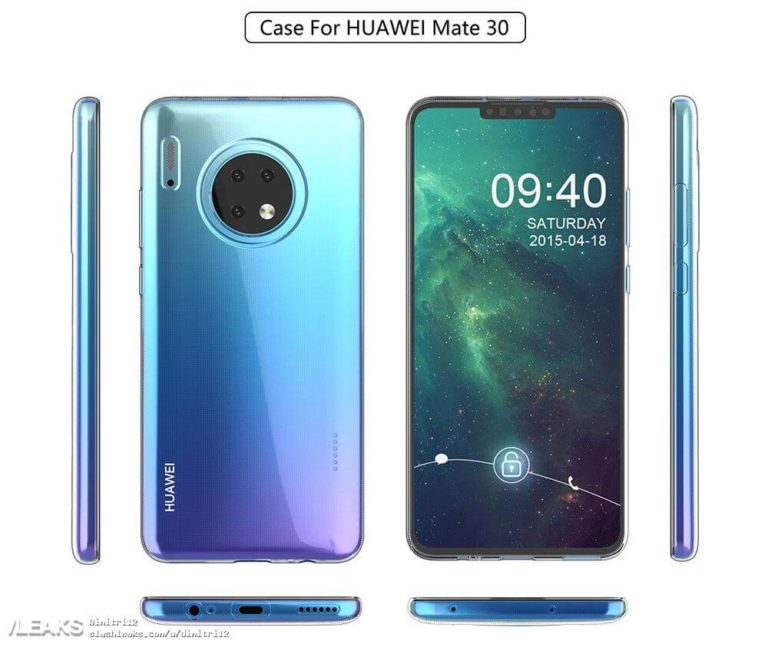 Huawei Mate 30 Render