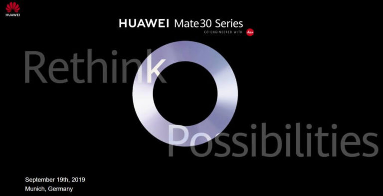 Huawei Mate 30-Reihe: Release für den 19. September in München offiziell bestätigt