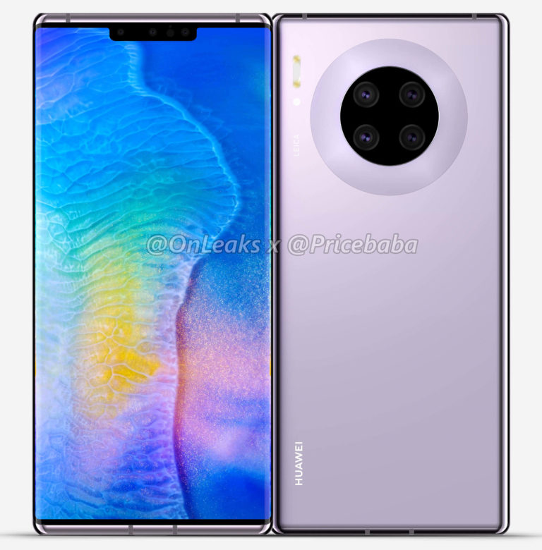 Huawei Mate 30 Pro Render