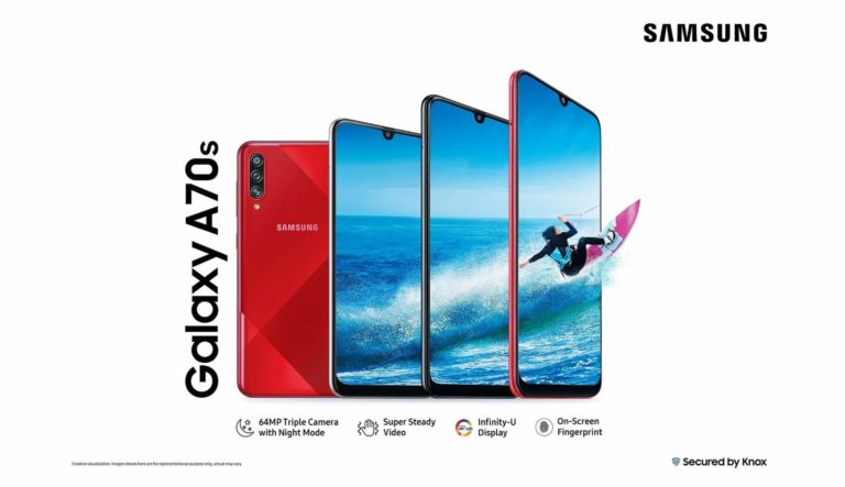 Samsung Galaxy A70s offiziell vorgestellt