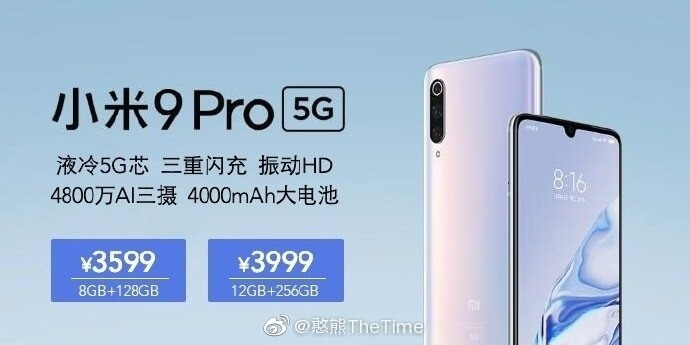 Xiaomi Mi 9 Pro 5G wird ein teurer Spaß