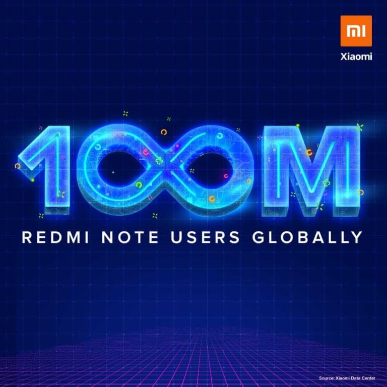 Redmi Note 100 Millionen verkaufte Geräte