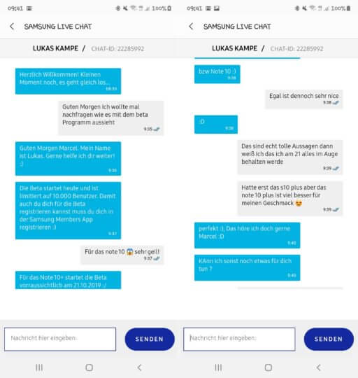 Samsung Galaxy Note 10 Android 10 Beta Deutschland