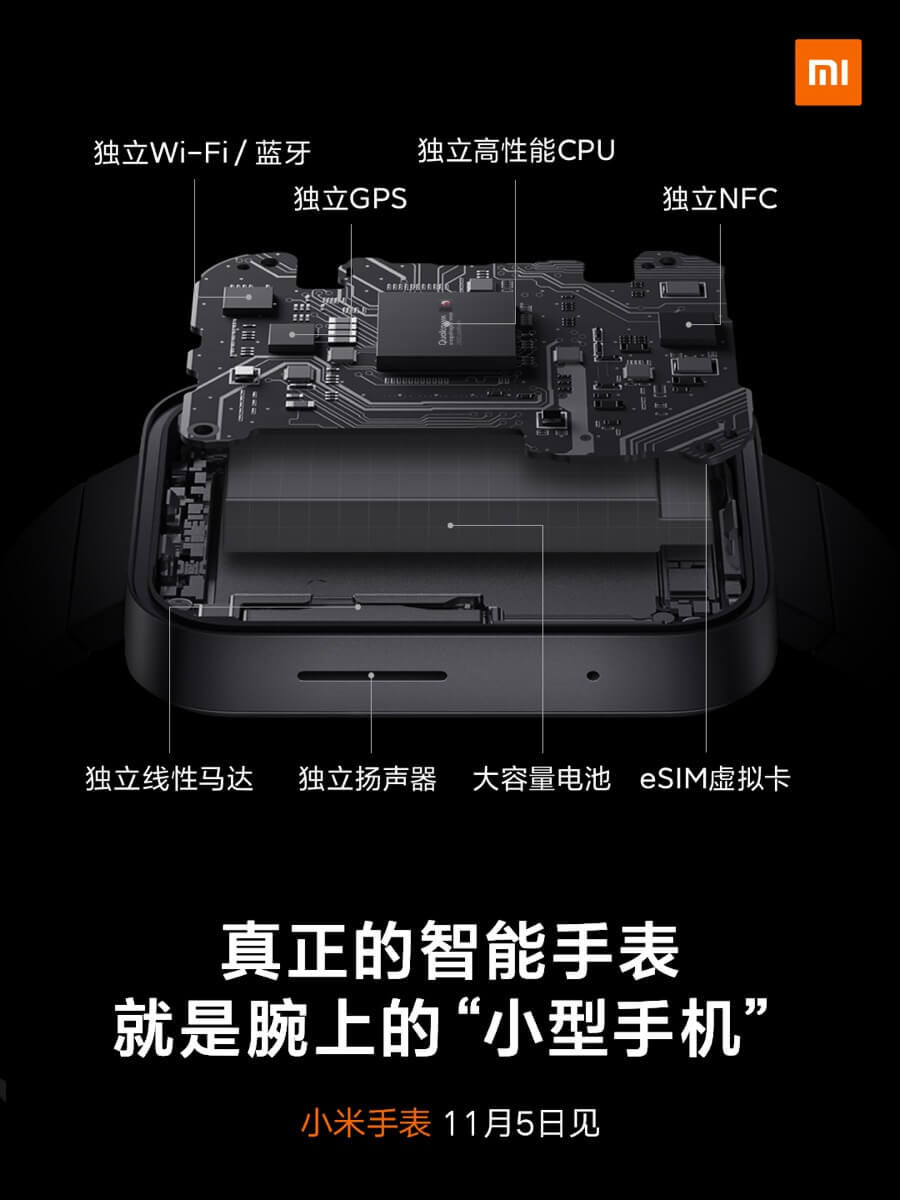 Xiaomi Mi Watch Specs