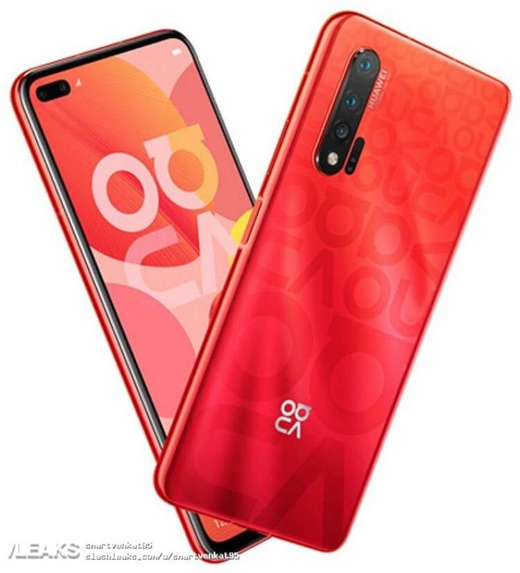 Huawei Nova 6 zeigt sich in knalligem Rot
