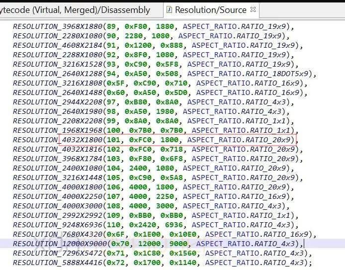 Samsung Camera App 20:9 Display