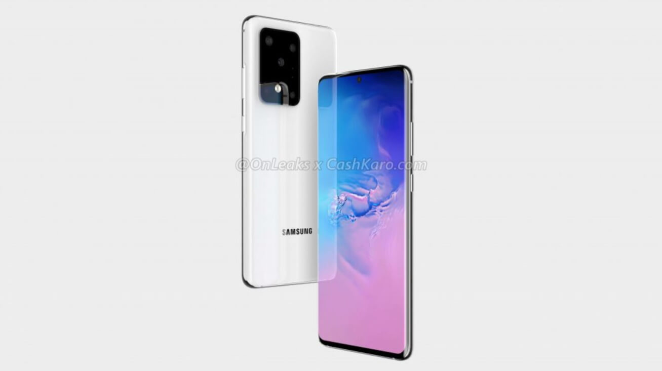 Samsung Galaxy S11+ Renderbild