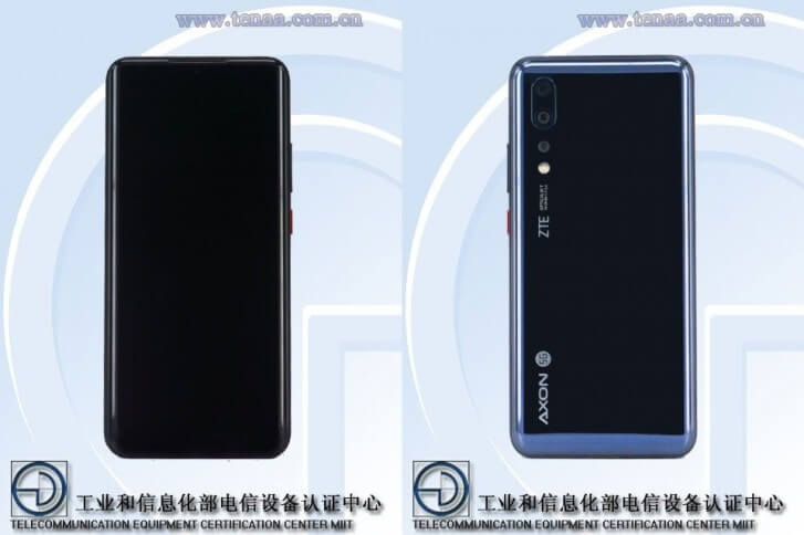 ZTE Axon 10s Pro 5G TENAA