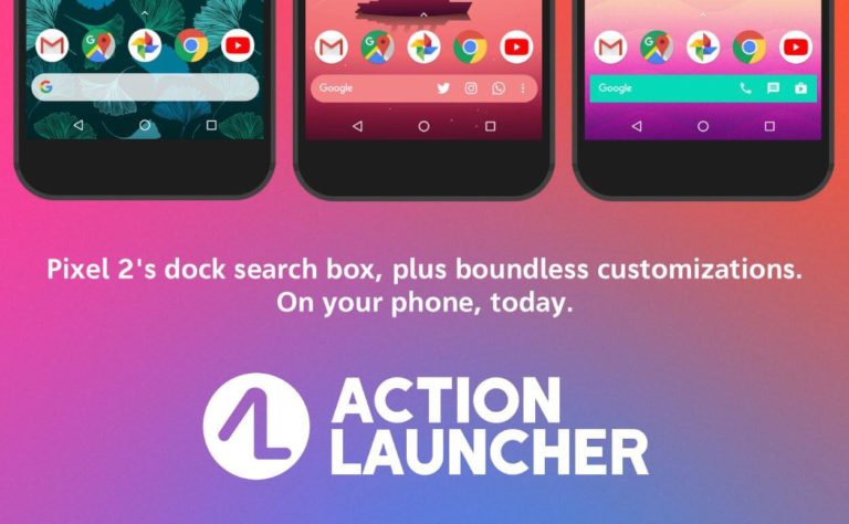 Action Launcher unterstützt jetzt die Android 10 Gesten-Navigation