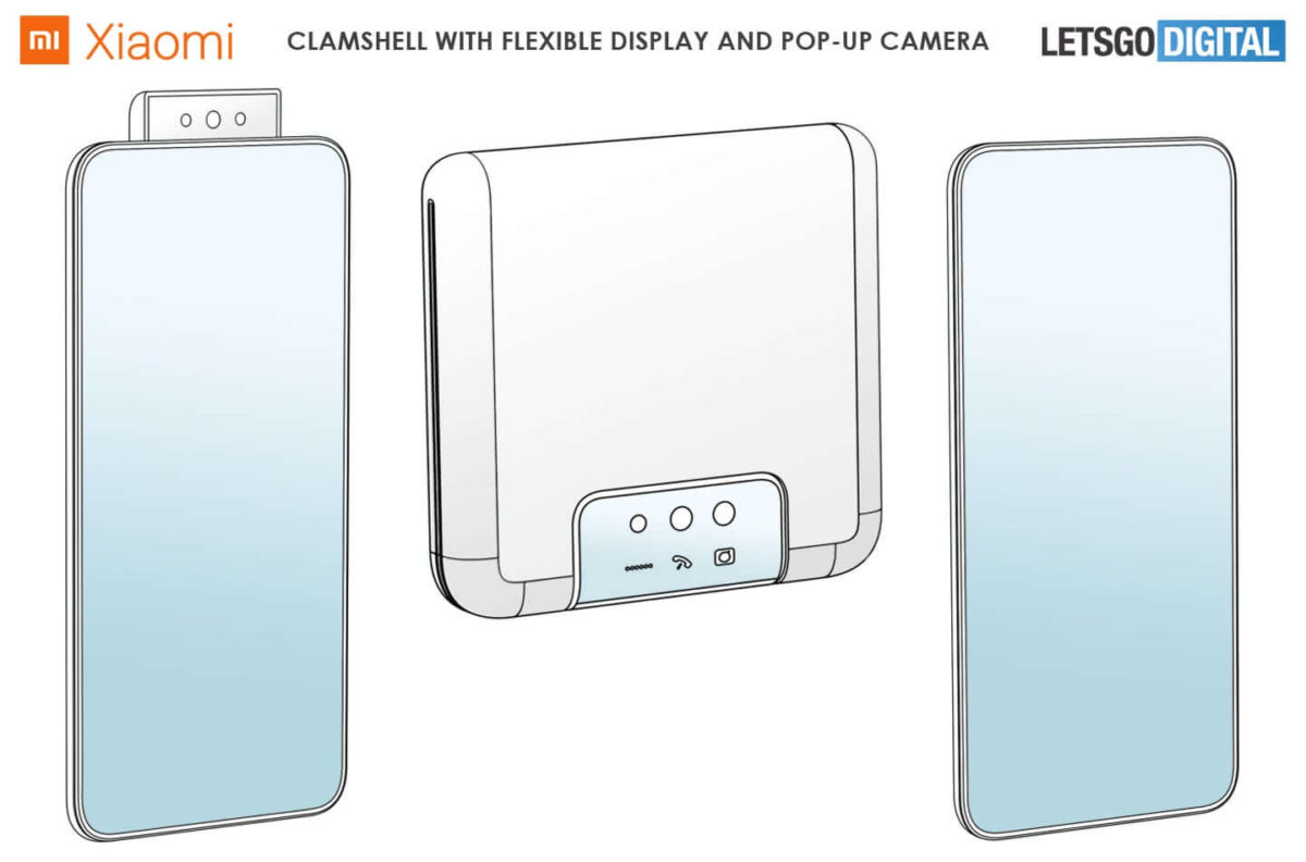 Xiaomi faltbares Clamshell-Smartphone Patent