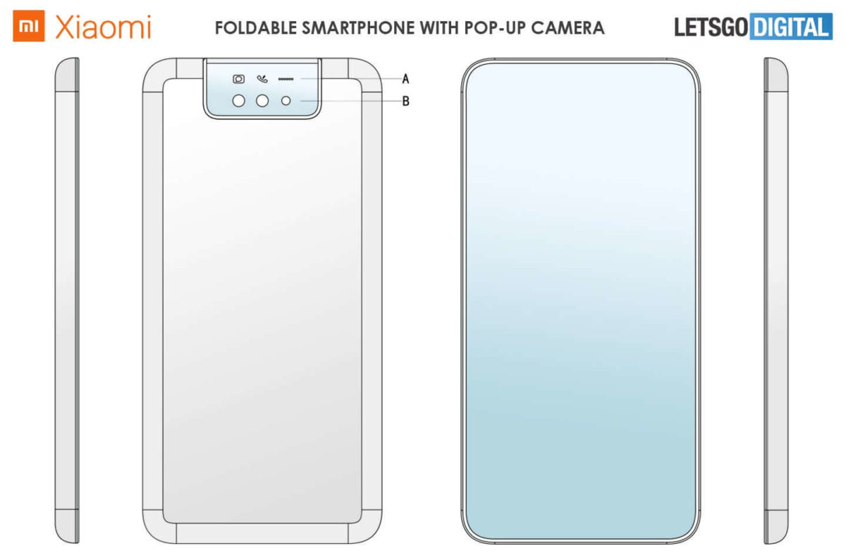 Xiaomi faltbares Clamshell-Smartphone Patent