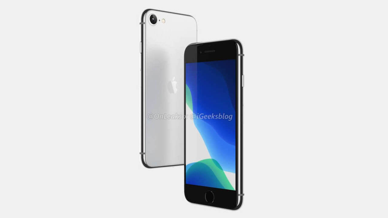 Apple iPhone SE 2 aka iPhone 9 Renderbild