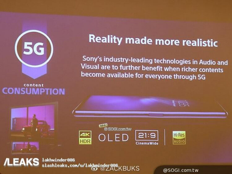 Sony Xperia 5G Präsentation