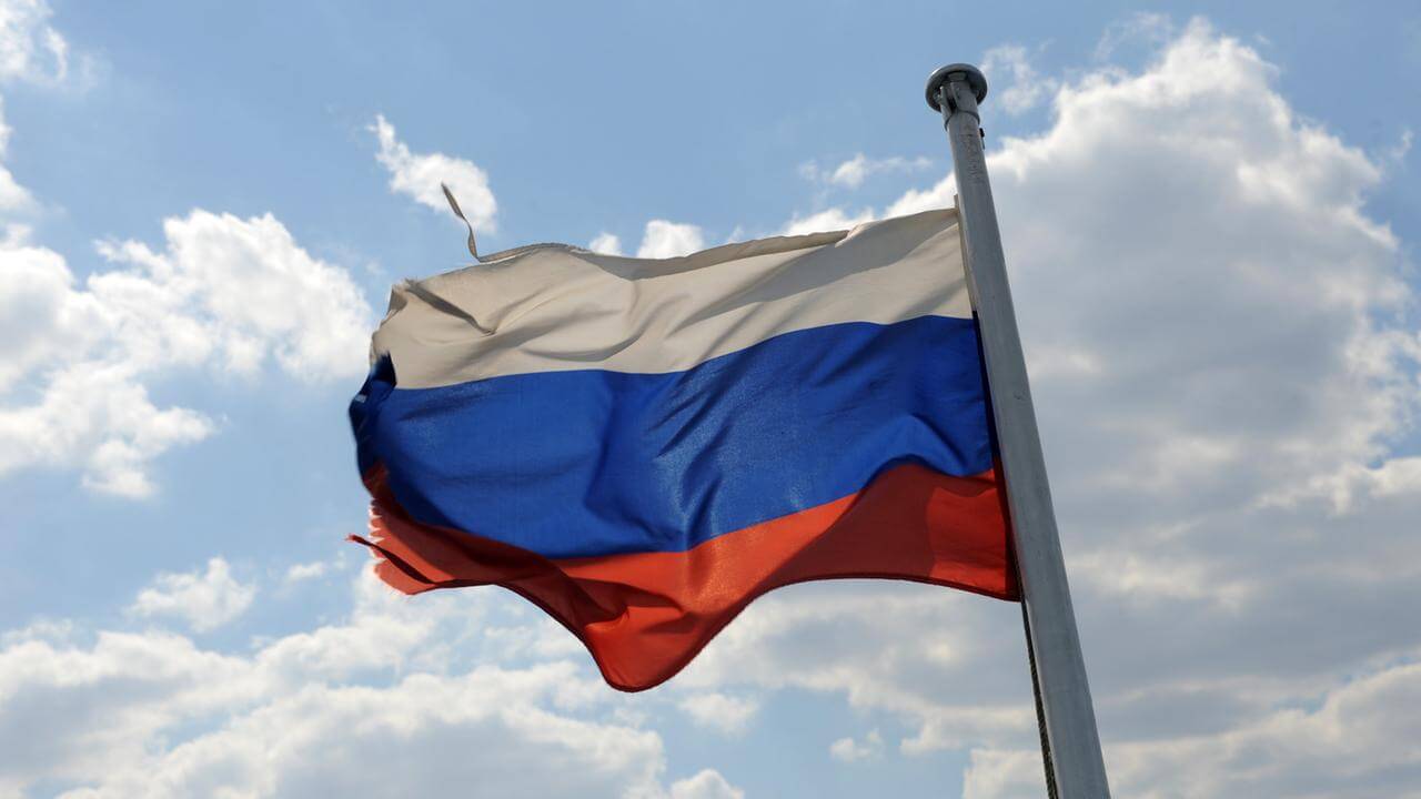 Russische Flagge