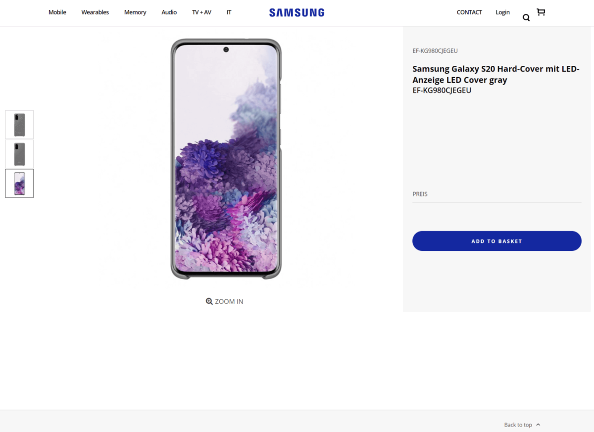 Samsung Galaxy S20 Name Leak