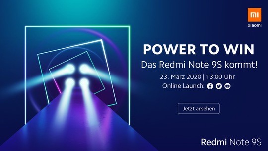 Redmi Note 9S Deutschland Release