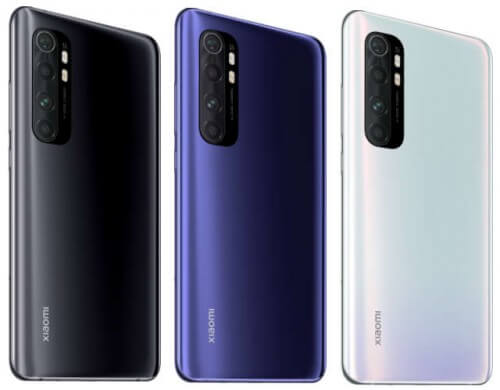 Xiaomi Mi Note 10 Lite Rückseite Xiaomi Mi Note 10 Lite Rückseite