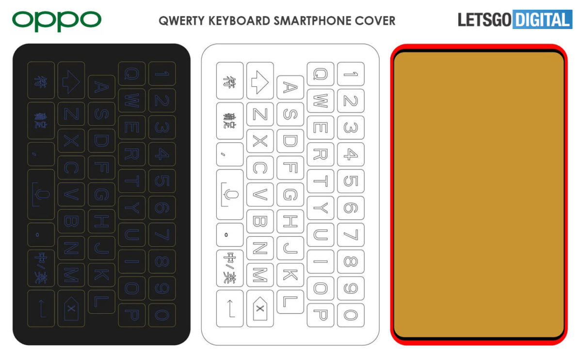 Oppo Smartphone-Tastatur-Cover