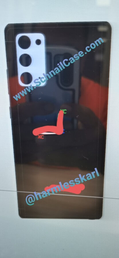 Samsung Galaxy Note 20 CAD-Render