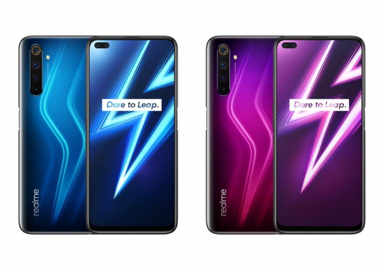 Realme 6 Pro Lightning Blue und Lightning Red