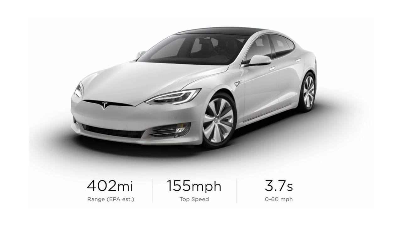 Tesla Model S 402 Meilen