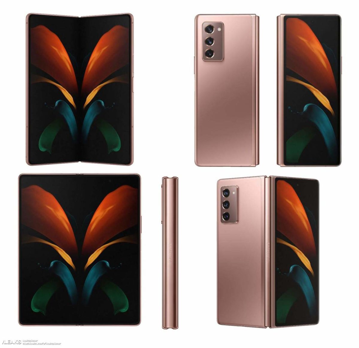 Samsung Galaxy Z Fold 2 Mystic Bronze
