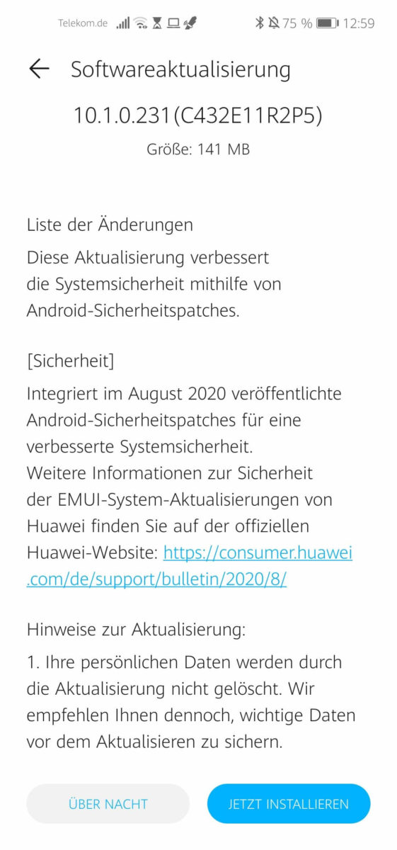 Honor View 20 August 2020-Patch PCT-L29 10.1.0.231 (C432E11R2P5) Honor View 20 August 2020-Patch PCT-L29 10.1.0.231 (C432E11R2P5)