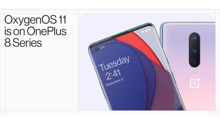 OnePlus 8-Reihe Android 11 Update