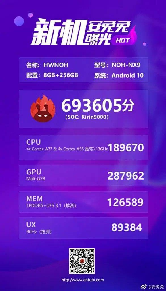 Huawei Mate 40 Pro AnTuTu Huawei Mate 40 Pro AnTuTu