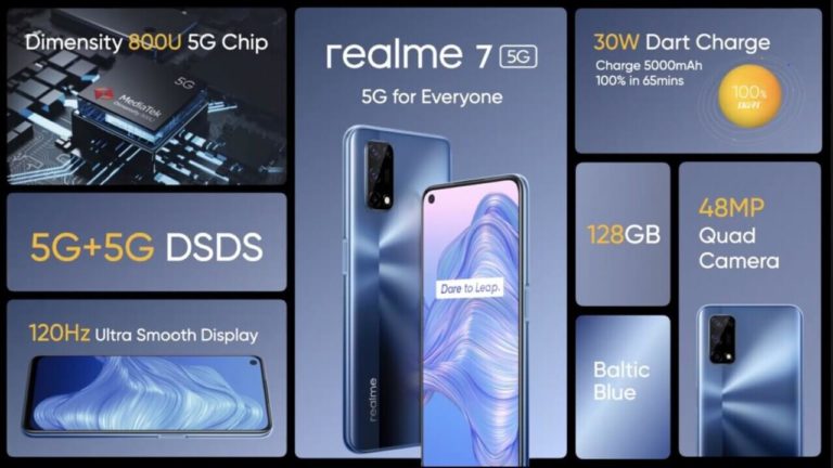 Realme 7 5G vorgestellt