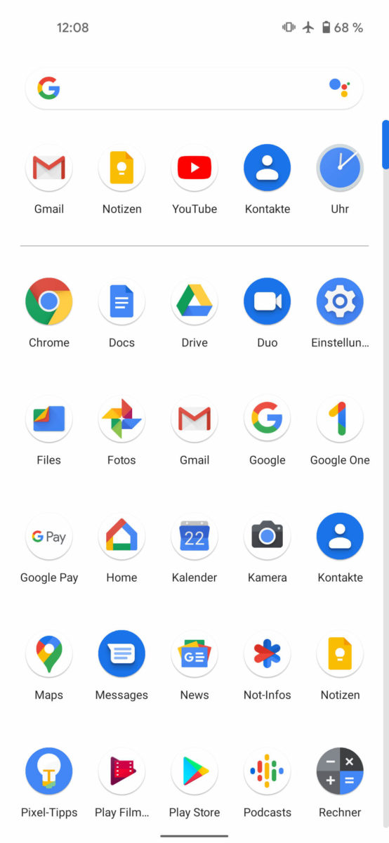 Pixel 4a 5G Android 11 Screenshot