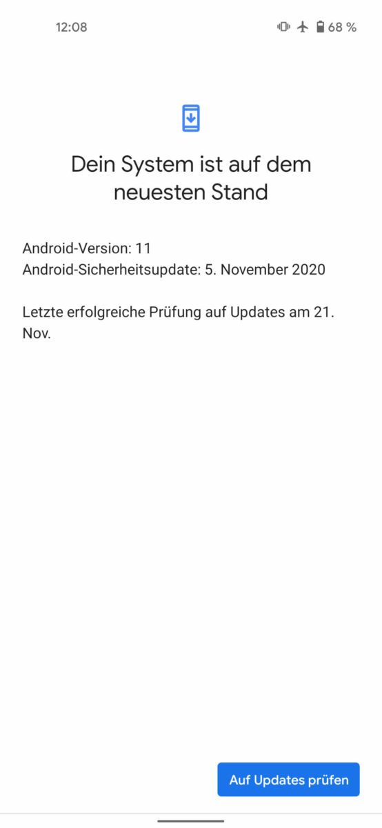 Pixel 4a 5G Android 11 Screenshot