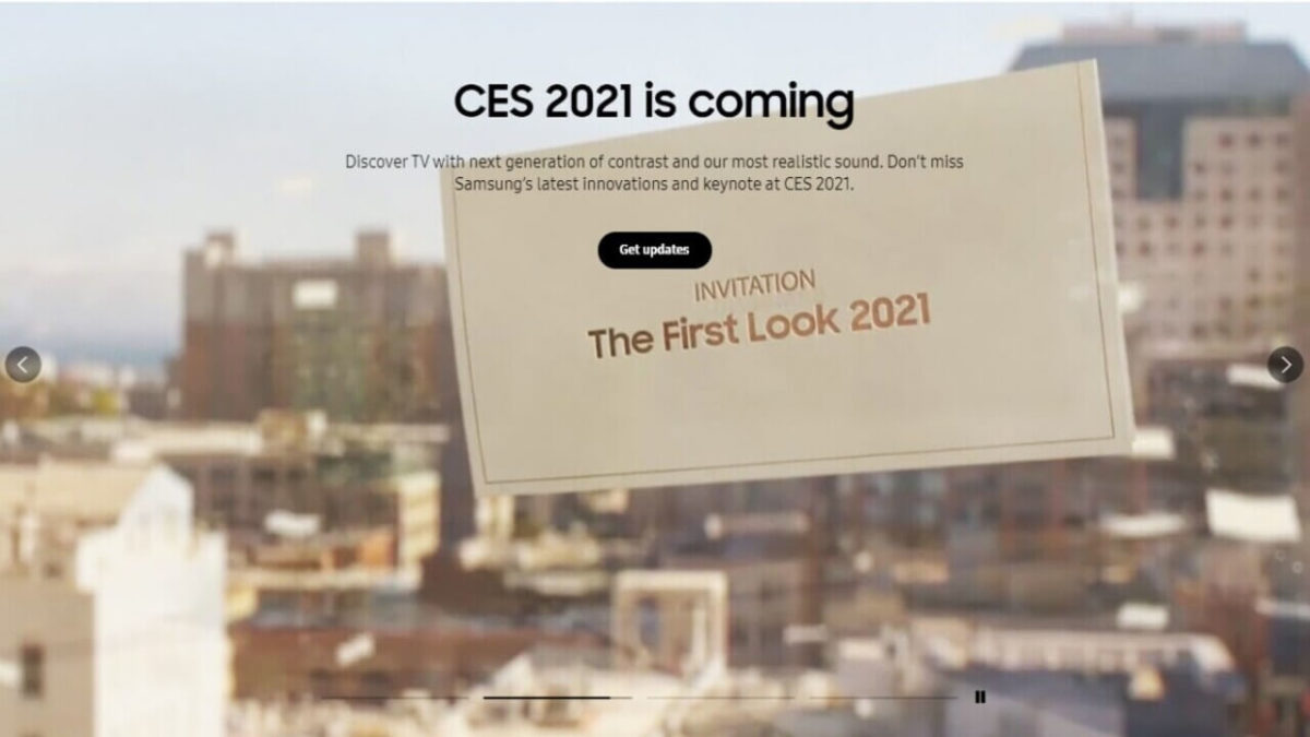 Samsung CES 2021-Teaser