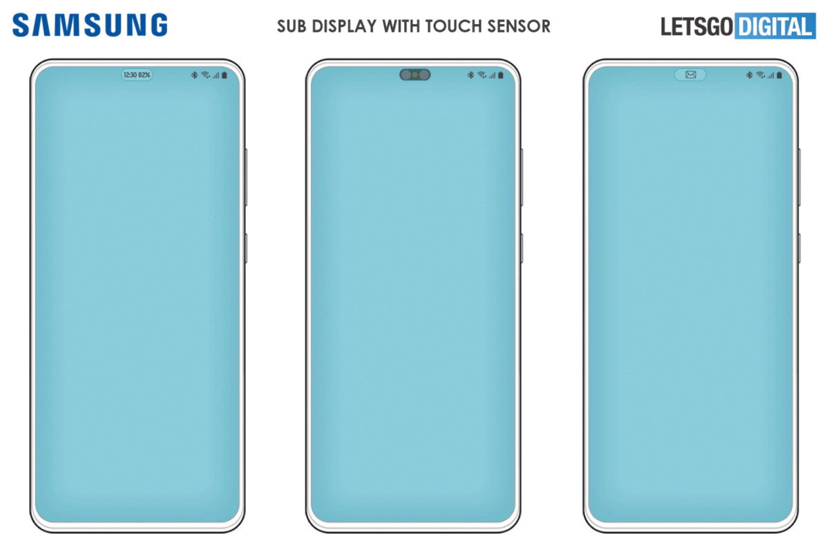 Samsung-Smartphone Sub-Display