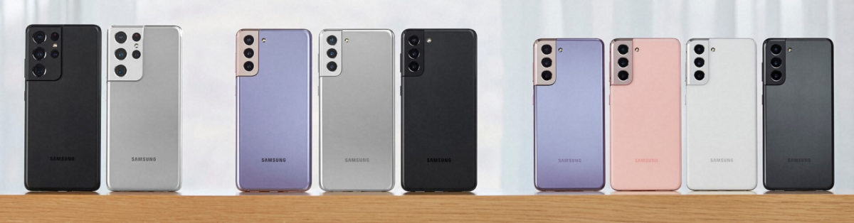 Samsung Galaxy S21-Series alle Farben Samsung Galaxy S21-Series alle Farben