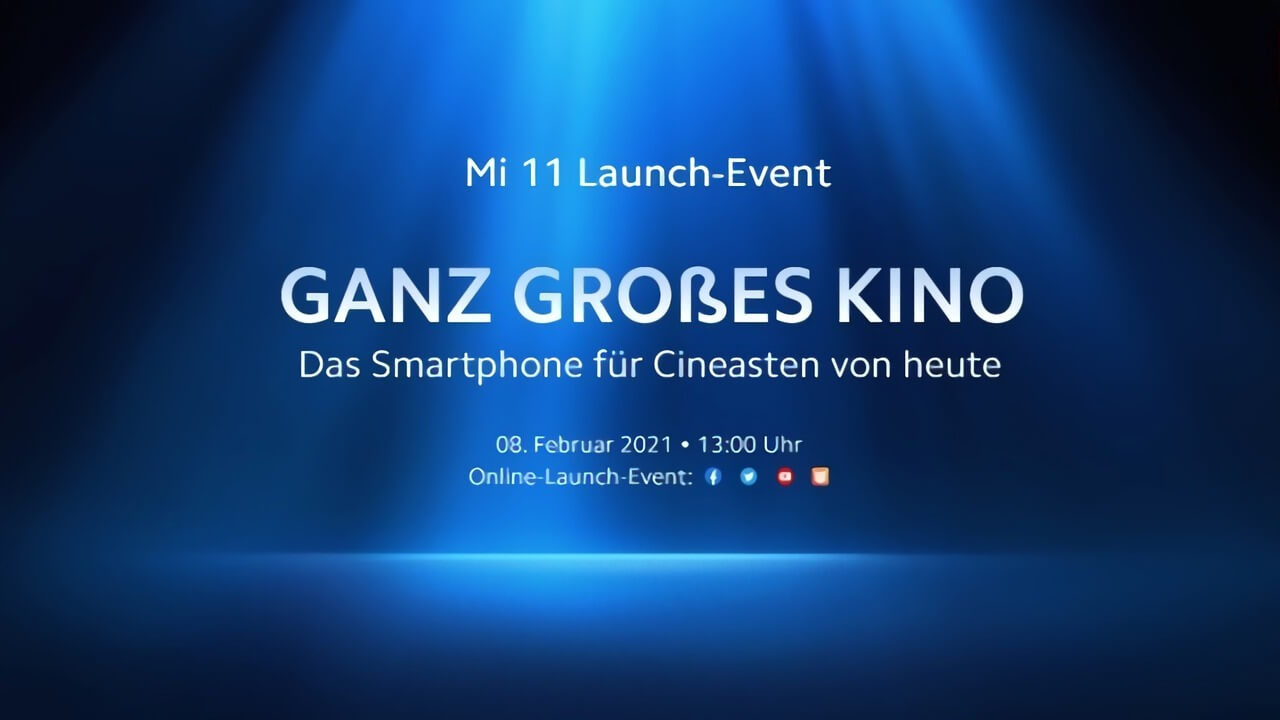 Xiaomi Mi 11 Global Launch Einladung