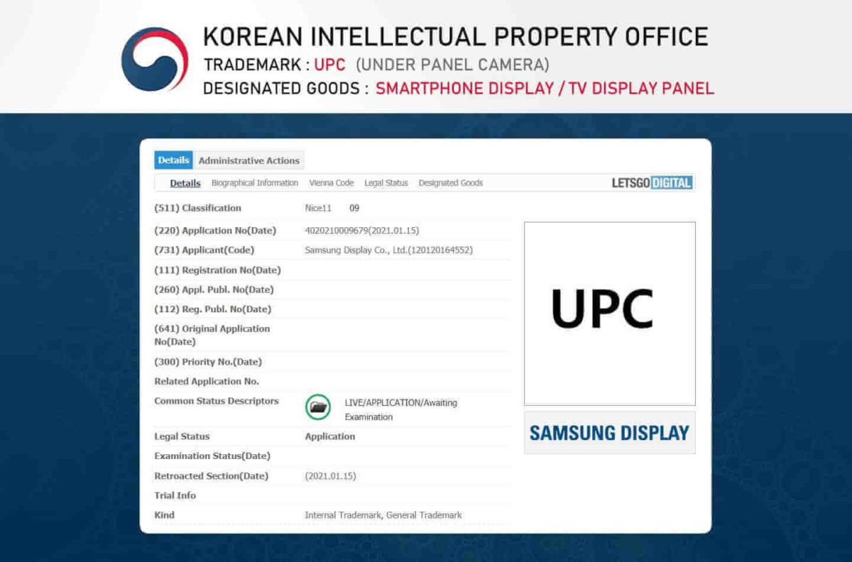 Samsung UDC-Patent Samsung UDC-Patent