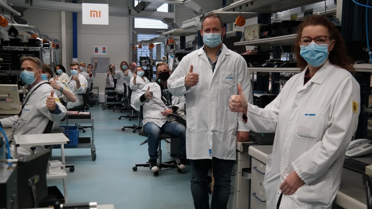 Flensburger Xiaomi-Techniker Team bei Ingram Micro