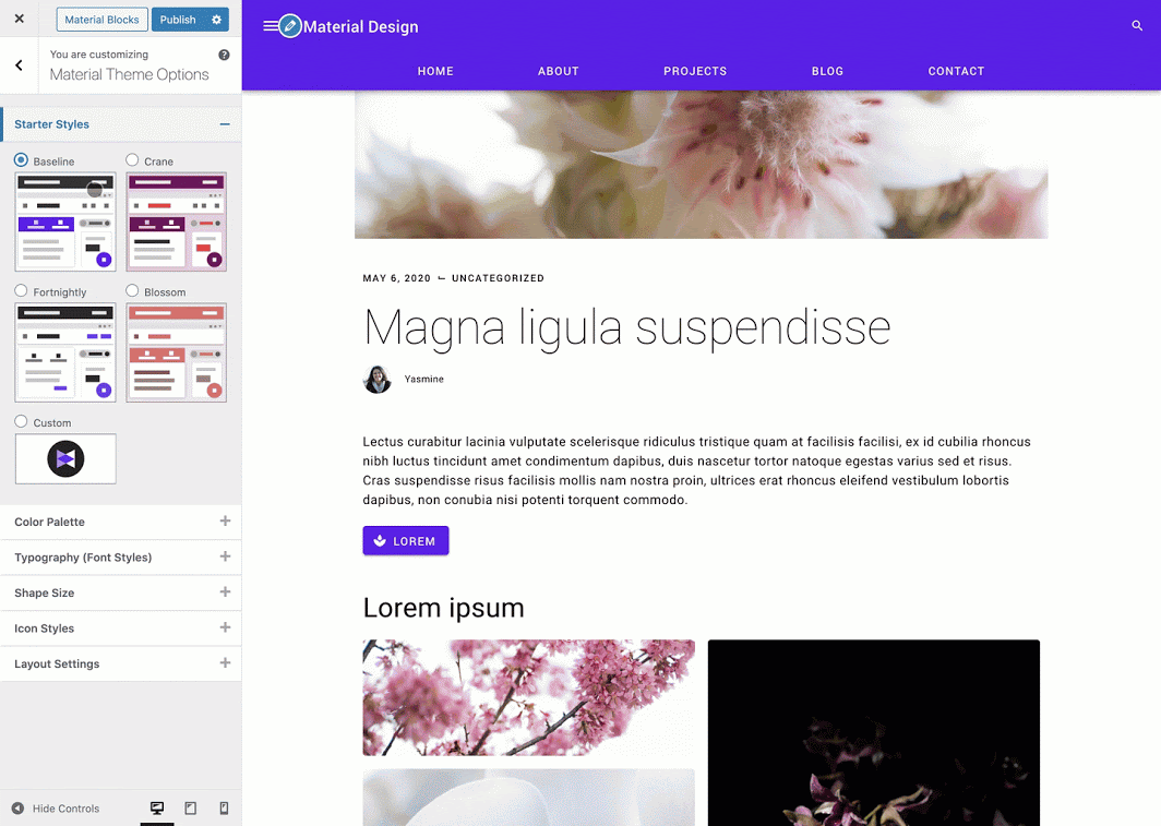 Google WordPress Material Design Google WordPress Material Design