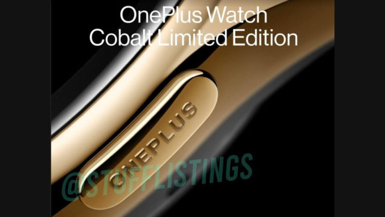OnePlus Watch Cobalt Limited Edition mit Saphirglas zeigt sich