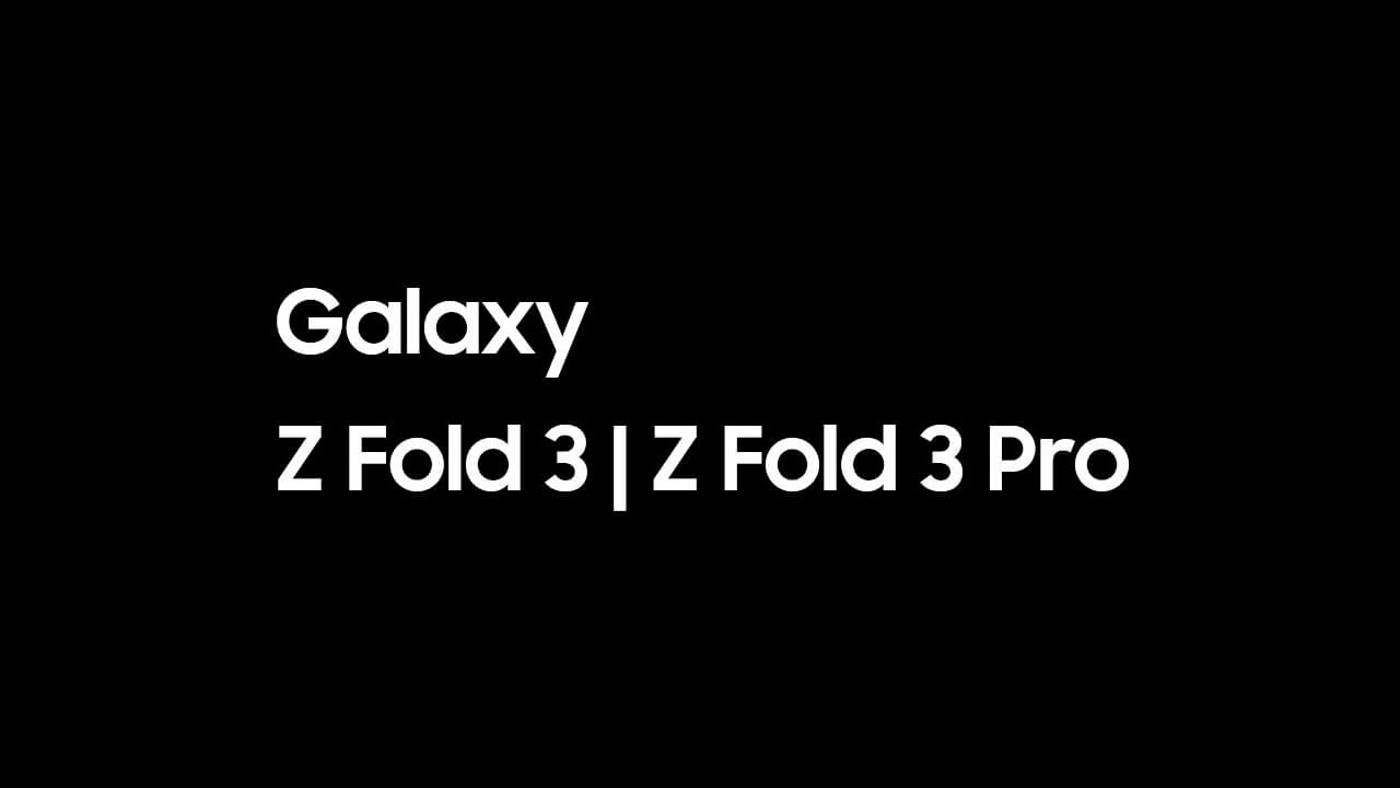 Samsung Galaxy Z Fold 3 Header