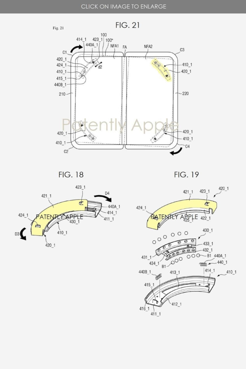 Samsung Galaxy Z Fold 3 Patent