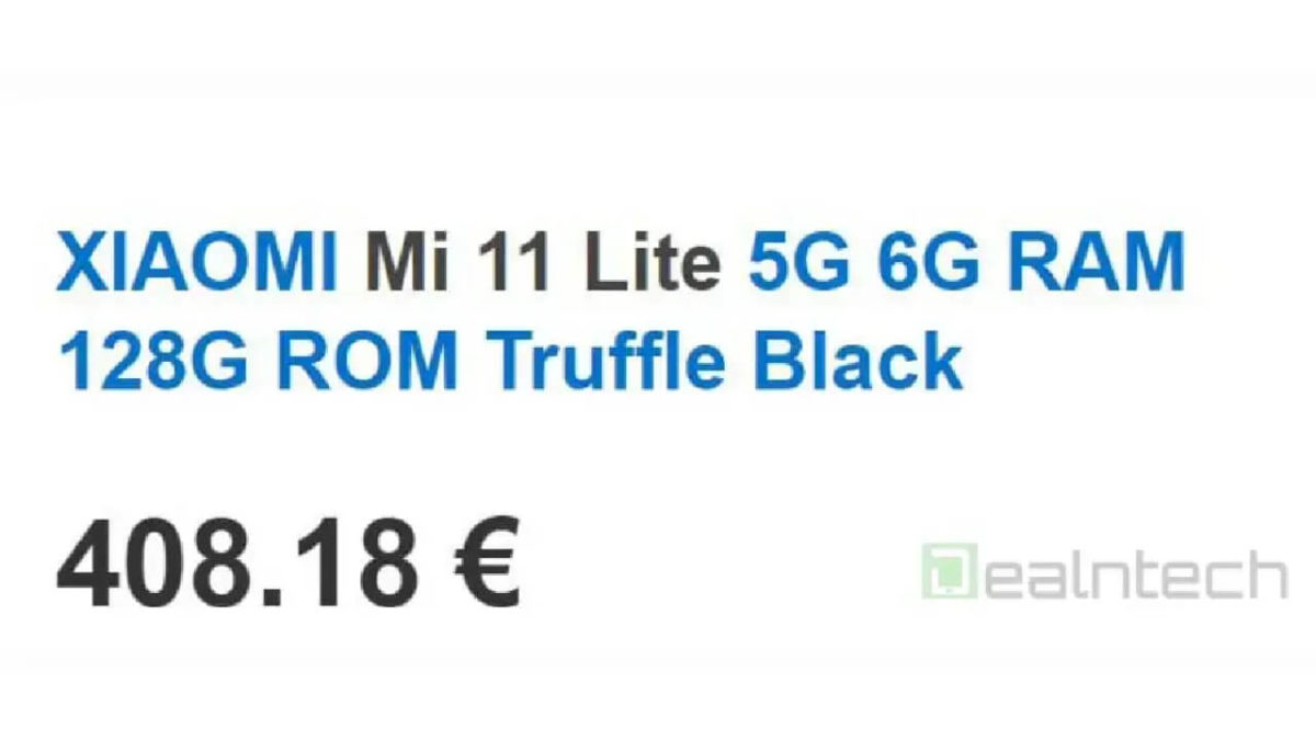 Xiaomi Mi 11 Lite 5G Preis