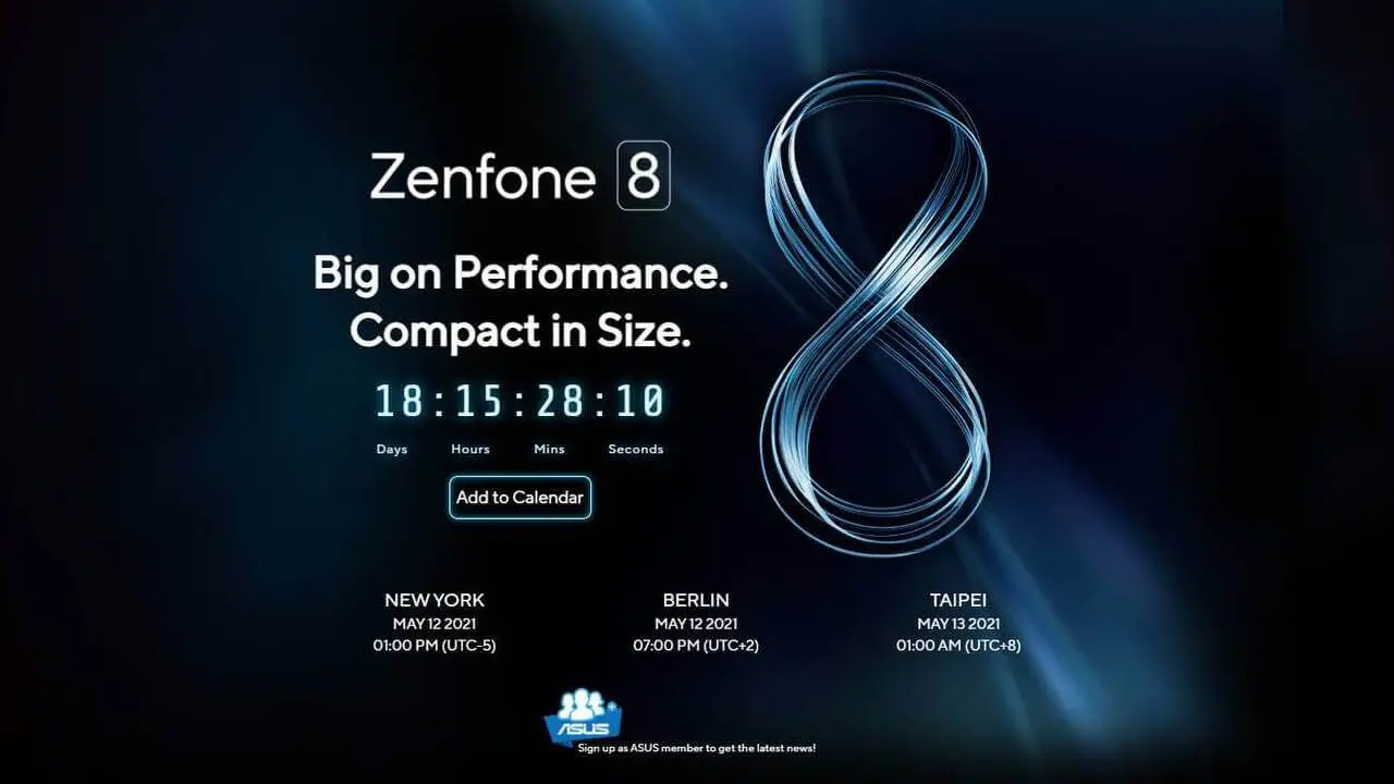 ASUS ZenFone 8 launch-date