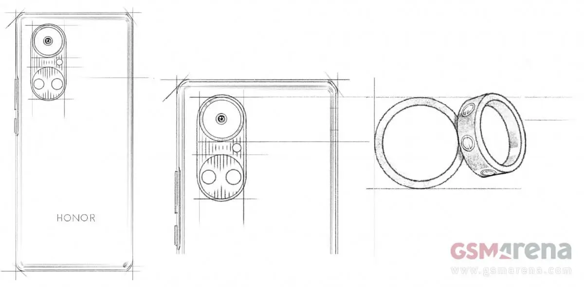 Honor 50 Design-Skizze Honor 50 Design-Skizze
