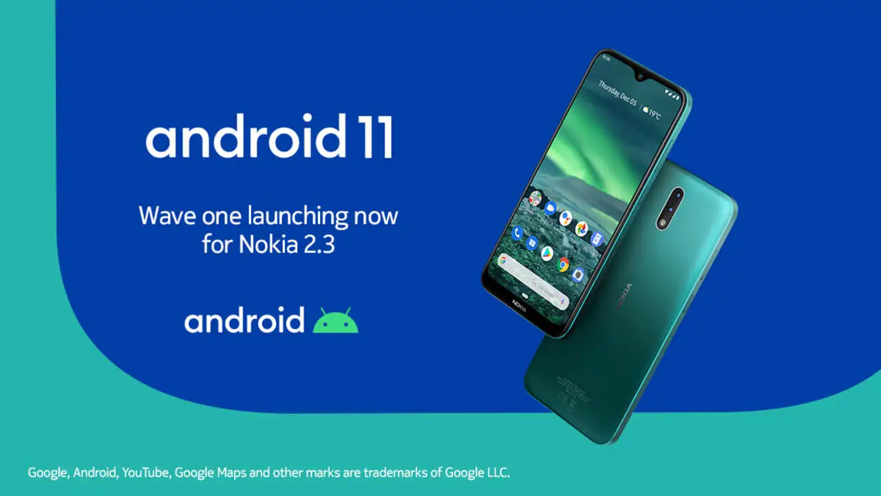 Nokia 2.3 Android 11 Update